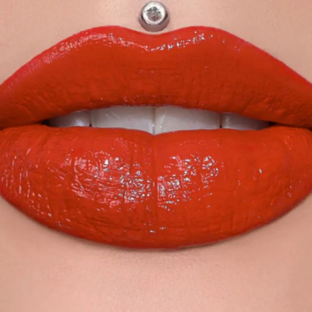 Jeffree Star Supreme Gloss Everybody Knows Lip Gloss Neon Orange Red NIB